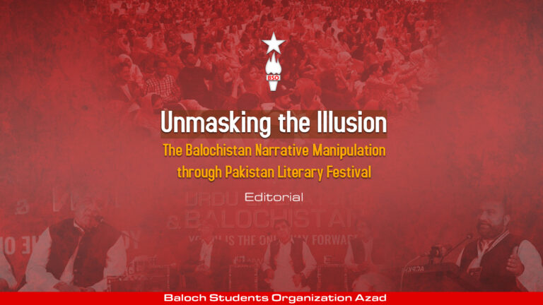 Editorial:Unmasking the Illusion: The Balochistan Narrative Manipulation through Pakistan Literary Festival